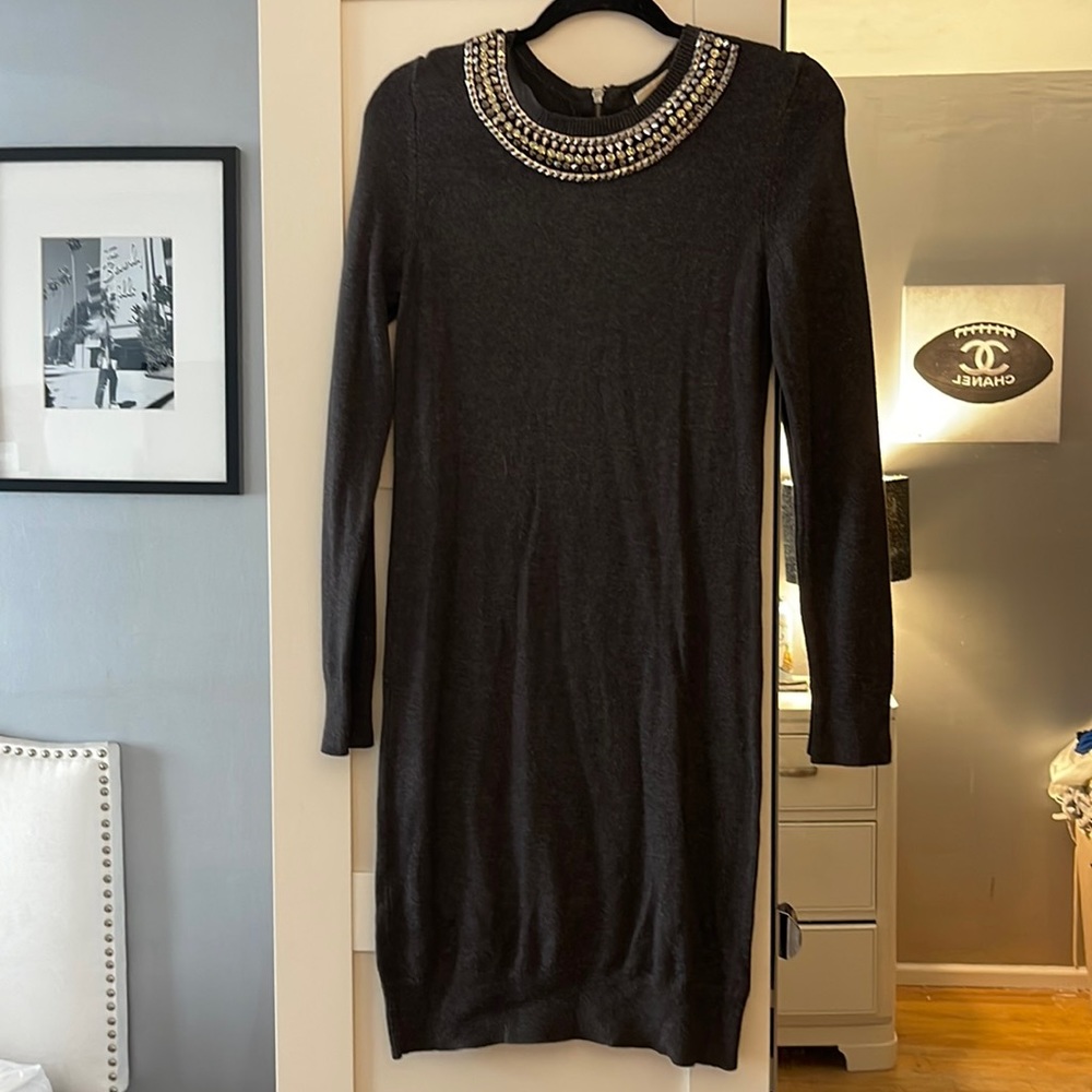 Gray Michael Kors sweater dress